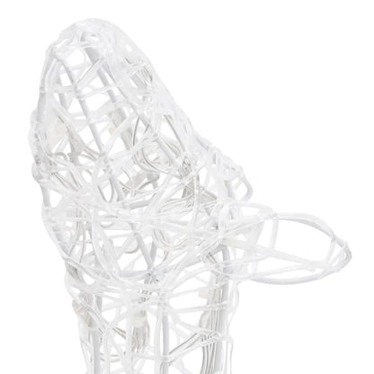 Vidaxl Familia De Renos De Navidad Acrílico Blanco Frío 160 Leds_5