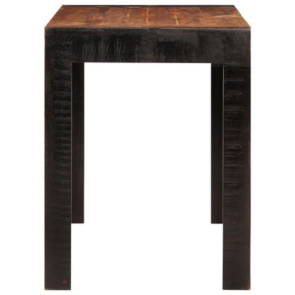 Mesa De Comedor Madera Maciza De Mango Marrón Miel 120x60x76 Cm_1