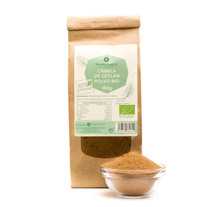 Canela de Ceylán en Polvo ECO Planeta Huerto 150 g