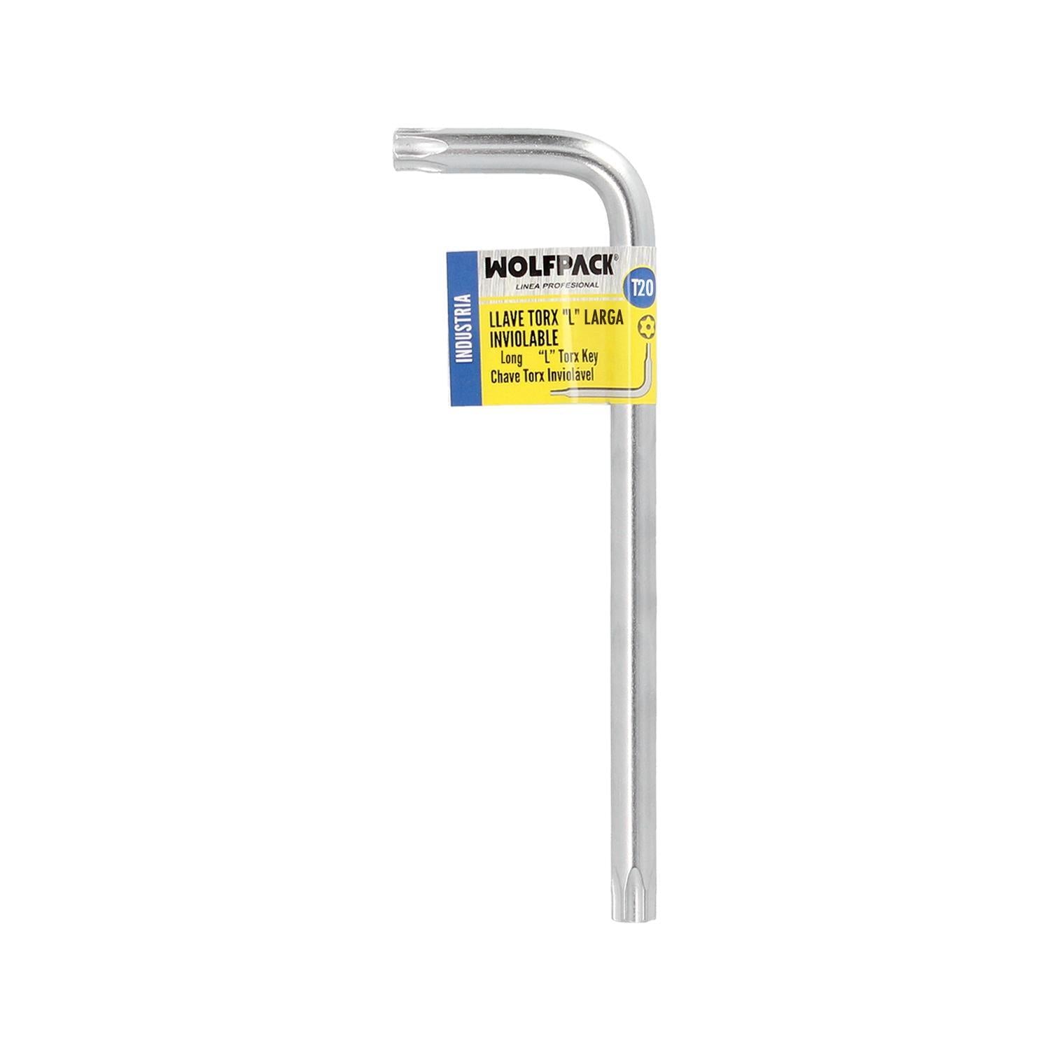 Llave Torx Inviolable Larga Acero Cromo Vanadio Profesional T20 Mm. Llave Estrella, Llave Allen Estrella_2