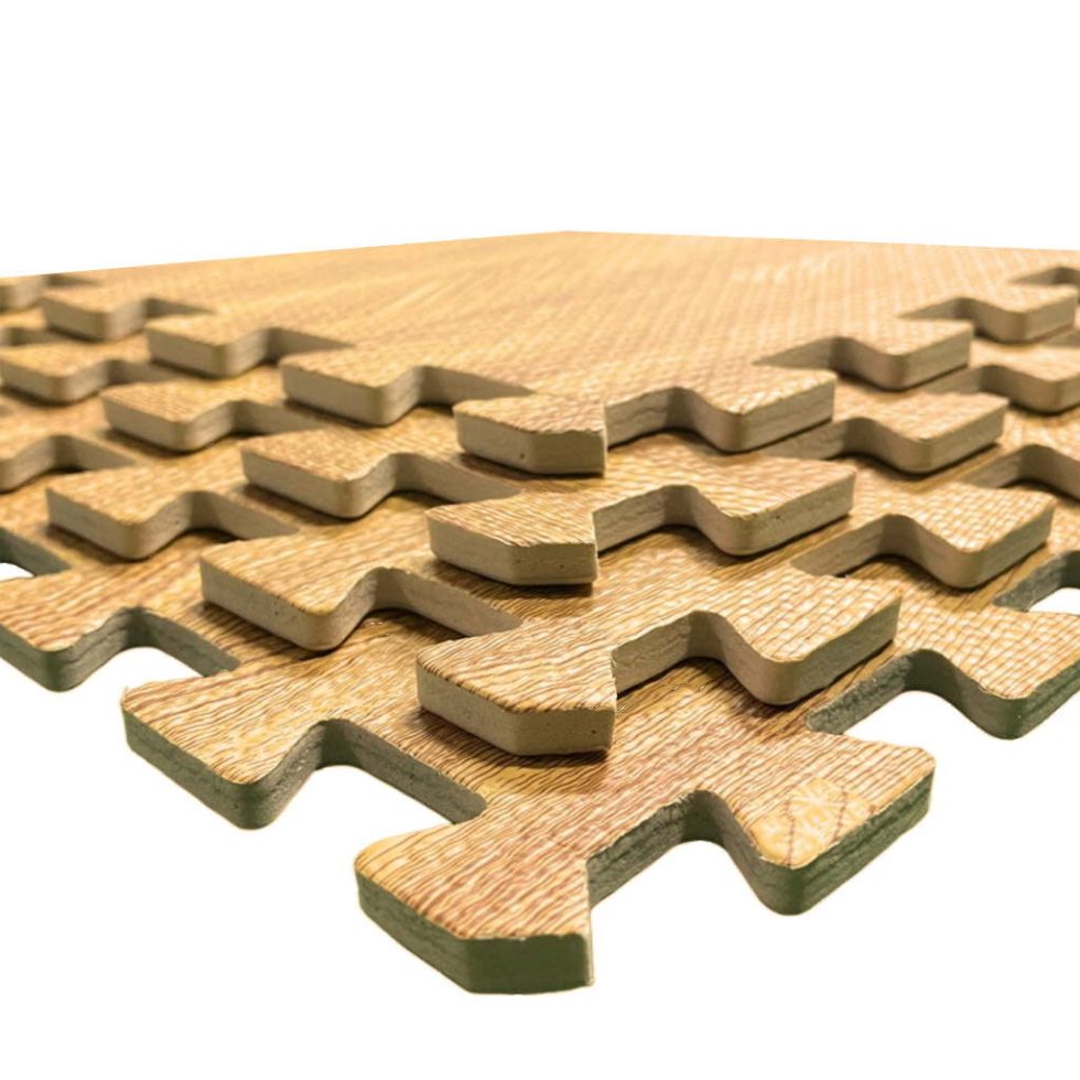 Tatami Puzzle 1cm 60x60cm – Pack 4 Uds (t60-4) Parquet Marrón_2