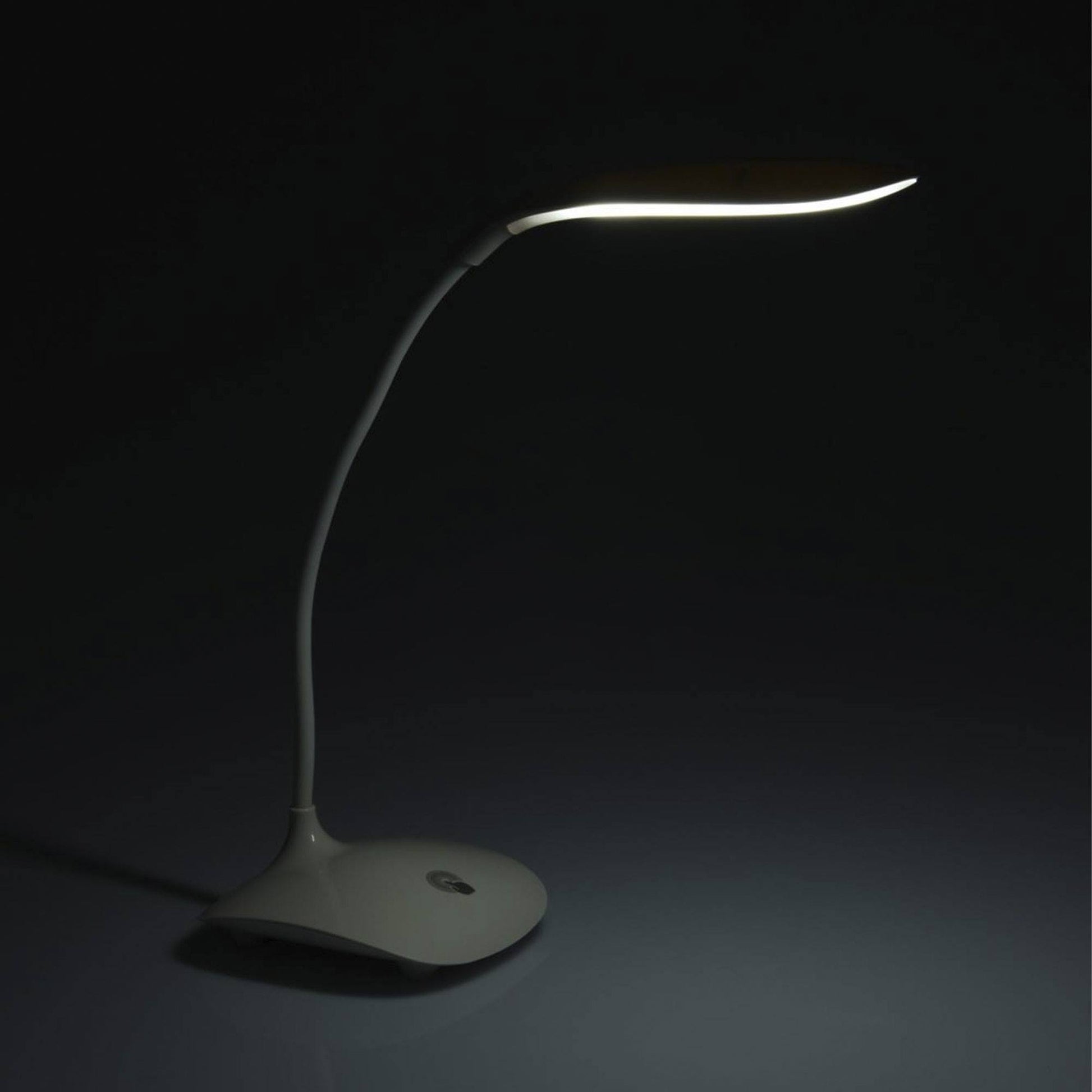 Well Home Lampara De Mesa Usb Color Blanco H.44cm_4