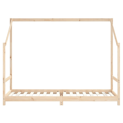 Estructura De Cama De Niños Madera Maciza De Pino 2x(90x200) Cm / Vetonek_1