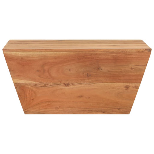 Mesa De Centro Forma De V Madera Maciza De Acacia 66x66x30 Cm_0