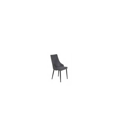Pack De 4 Sillas Imperial Gris Oscuro Patas Metal Acabado Gris Oscuro, 94 Cm (alto) 48 Cm_5