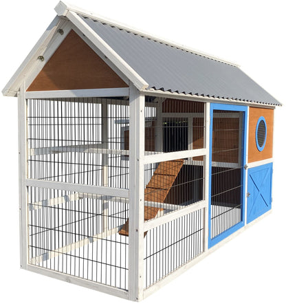 Caseta Aves Modelo Viena Gaun - 200 X 80 X 120 Cm_2