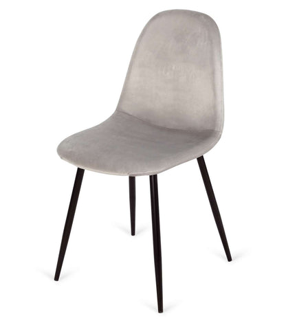 Pack 4 Sillas Modelo Córdoba Tapizado Velvet Tela Gris Claro 43 Cm(ancho) 86 Cm(altura) 5_0