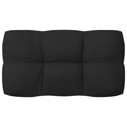 Vidaxl Cojines Para Sofá De Palets 7 Piezas Negro_5
