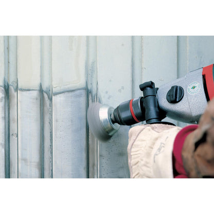 Cepillo metálico de copa para taladro vástago hexagonal 1/ 4" (6,35 mm) Ø 75 mm