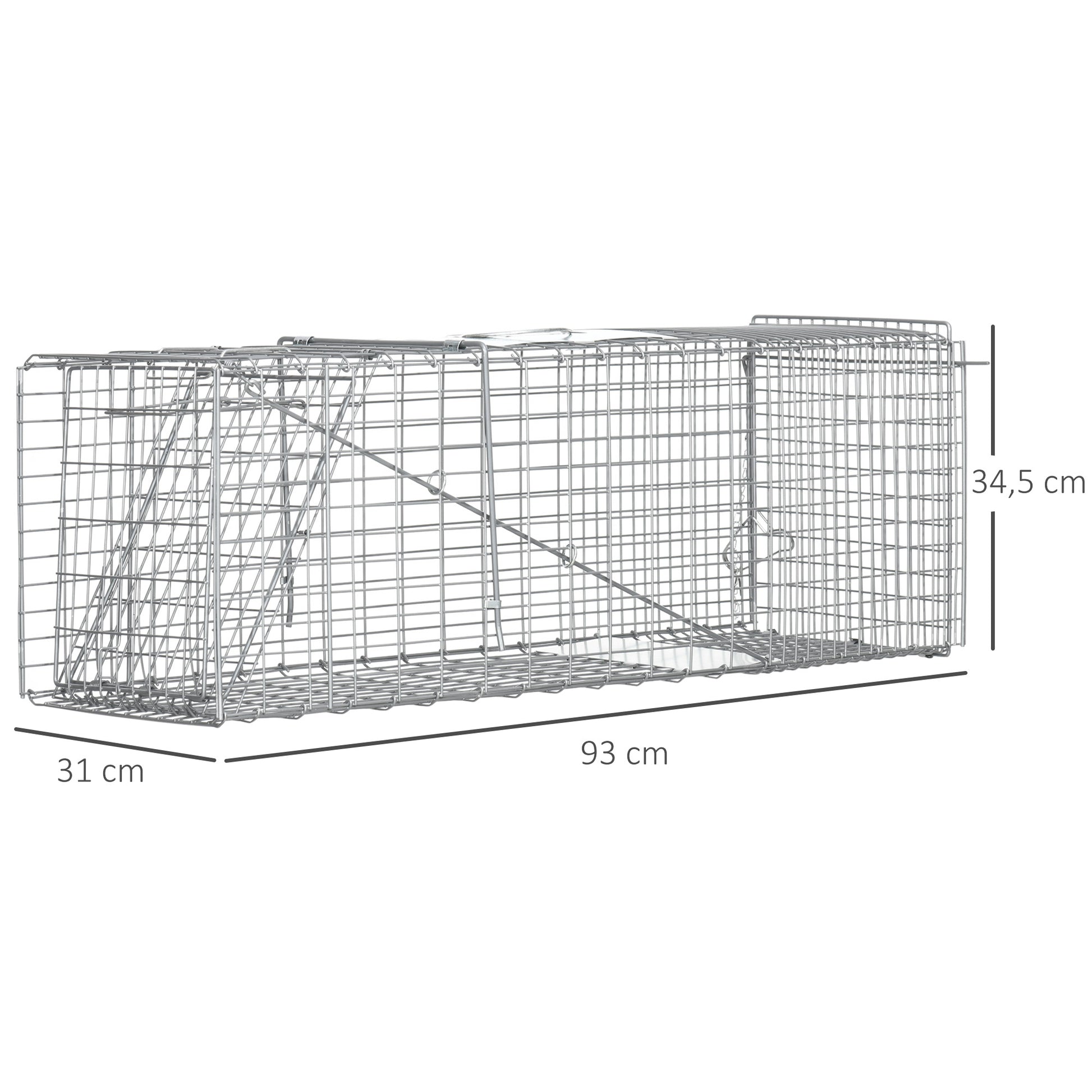 Outsunny Trampa Para Animales Vivos Plegable 93x31x34_2