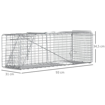 Outsunny Trampa Para Animales Vivos Plegable 93x31x34_2