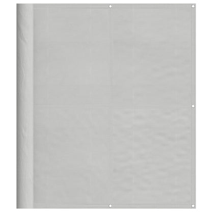 Vidaxl Pantalla De Balcón 100% Poliéster Oxford Gris Claro 120x700 Cm_0