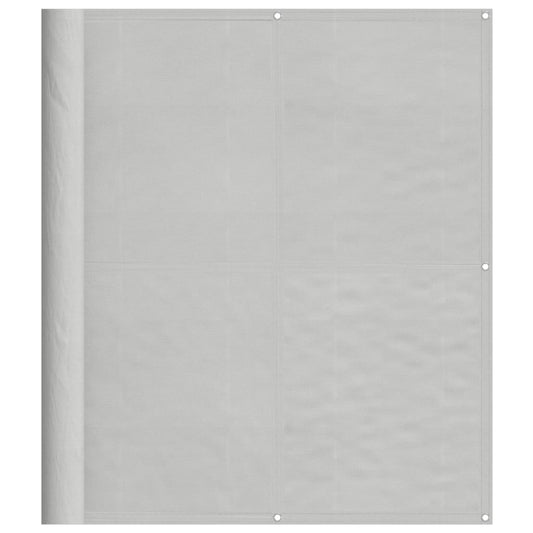 Vidaxl Pantalla De Balcón 100% Poliéster Oxford Gris Claro 120x700 Cm_0