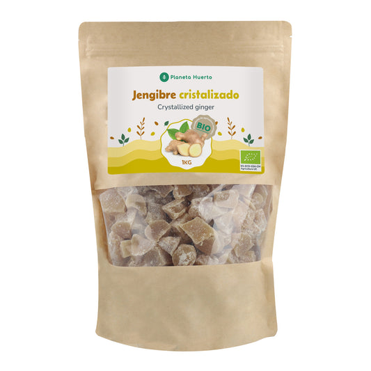 Jengibre cristalizado ECO Planeta Huerto 1 kg