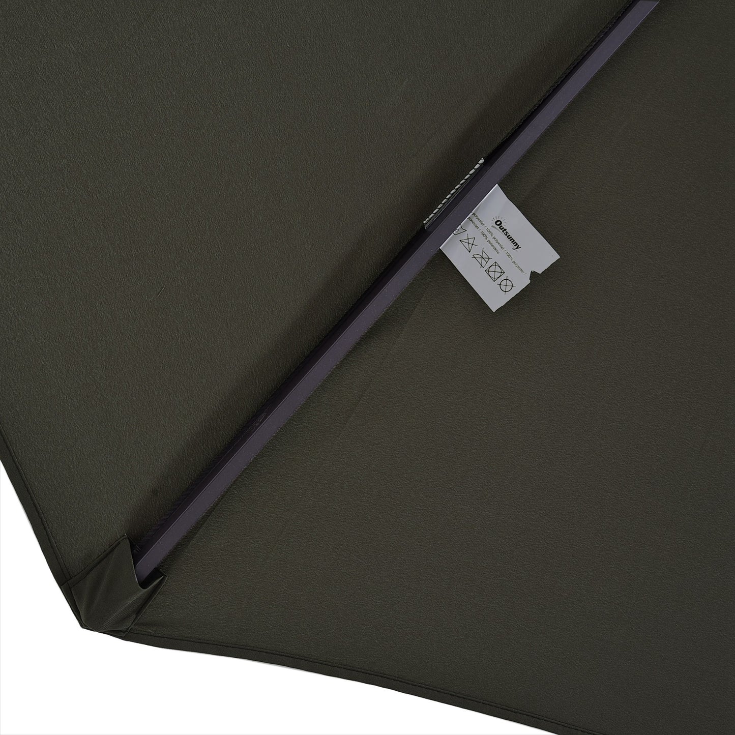 Sombrilla Doble Parasol Grande 4,55x2,65x2,38 M Con Manivela Manual Color Gris_3