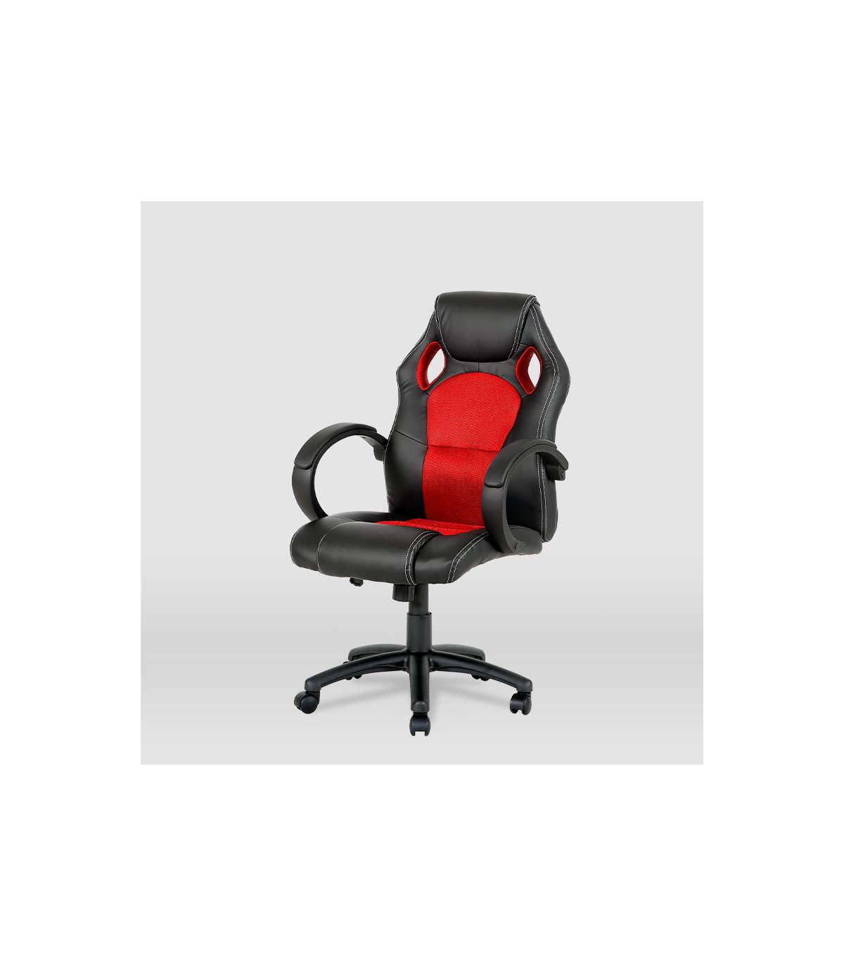 Silla Gaming Olimpia Tapizada En Piel Sintética Negro/rojo, 118/127cm(alto) 64.5cm(ancho)_5