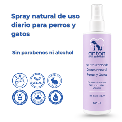 Spray natural neutralizador de olores para perros y gatos – 200 ml_5