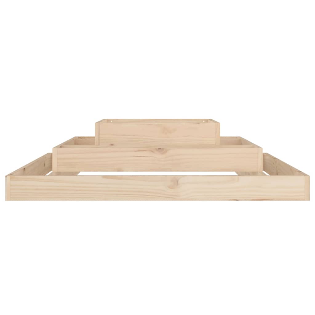 Jardinera De Madera Maciza De Pino 110x110x27 Cm_3
