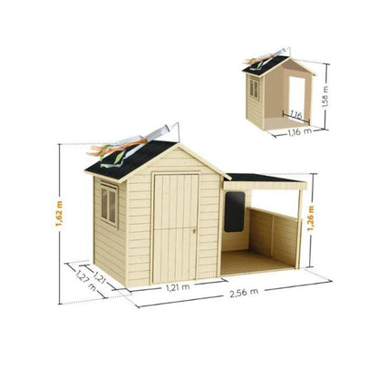 Casita infantil con porche Sarah Soulet