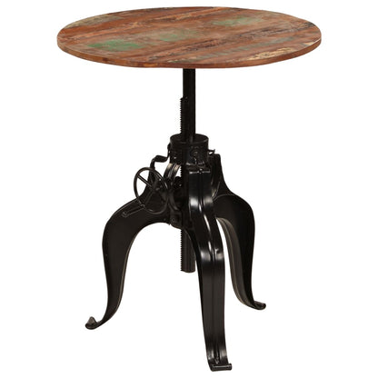 Mesa De Bar Madera Maciza Reciclada 75x(76-110) Cm_3