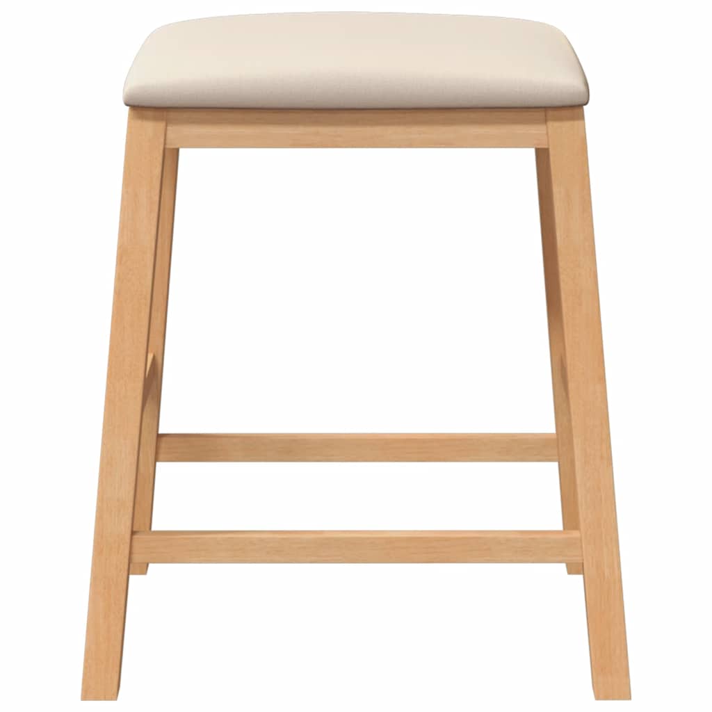 Sillas De Bar Con Cojines 2 Uds Madera Maciza Caucho_3