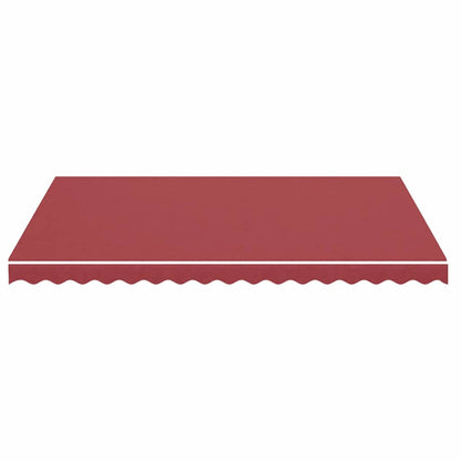 Tela De Repuesto Para Toldo Rojo Burdeos 4x3 M Poliéster_2