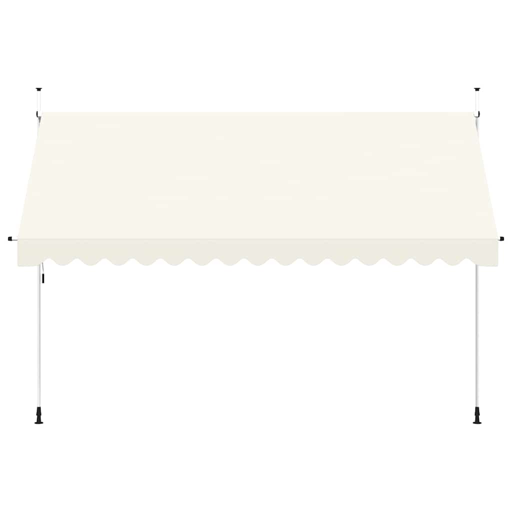 Toldo Retráctil De Operación Manual 400 Cm Crema_2