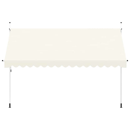 Toldo Retráctil De Operación Manual 400 Cm Crema_2