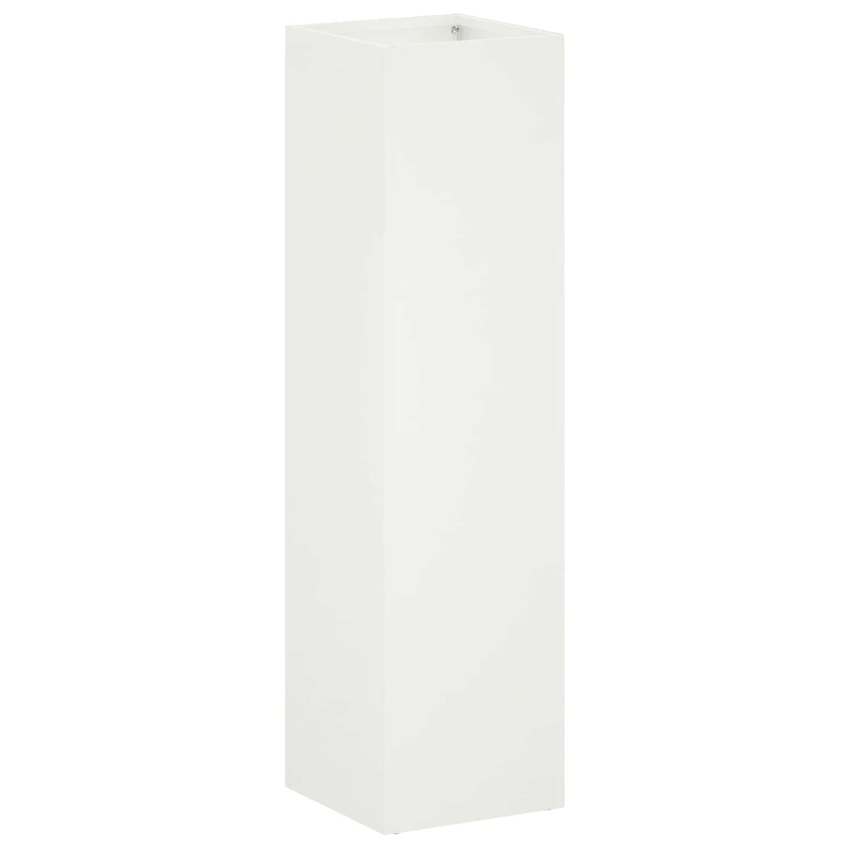 Macetero De Jardín 2 Uds. Blanco 20 X 20 X 75 Cm_2