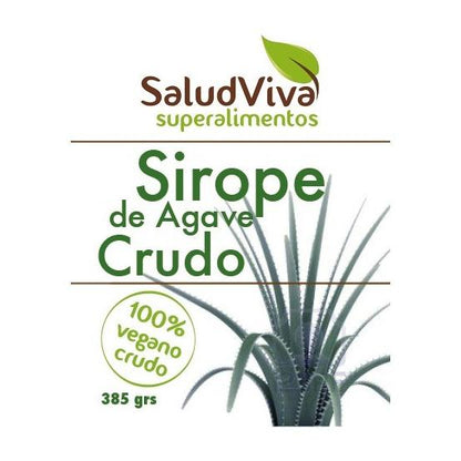 Sirope de ágave puro en crudo ECO Salud Viva, 385 g