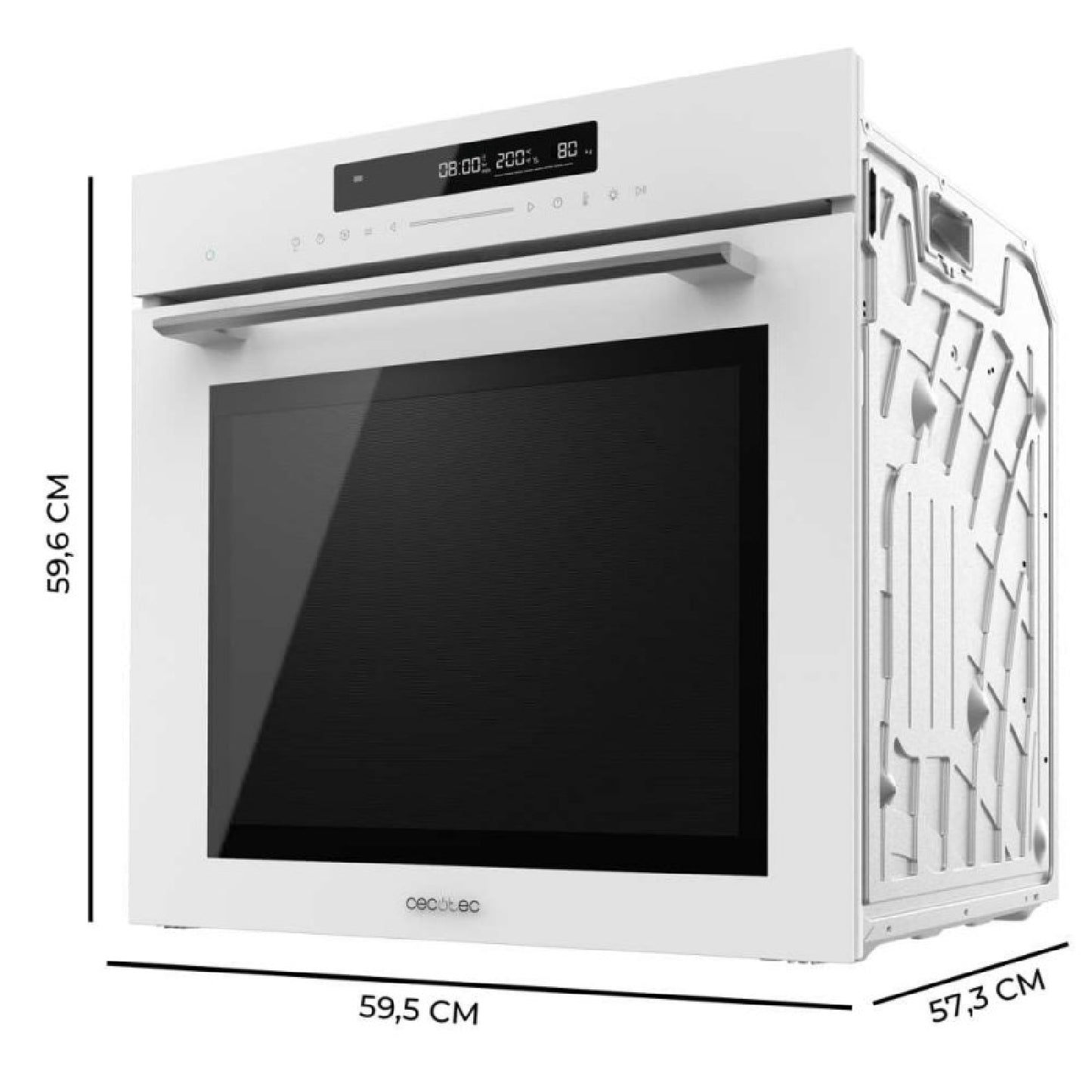 Cecotec Horno Multifunción Meat Master Bolero Hexa Sm406000 Glass White A+_1