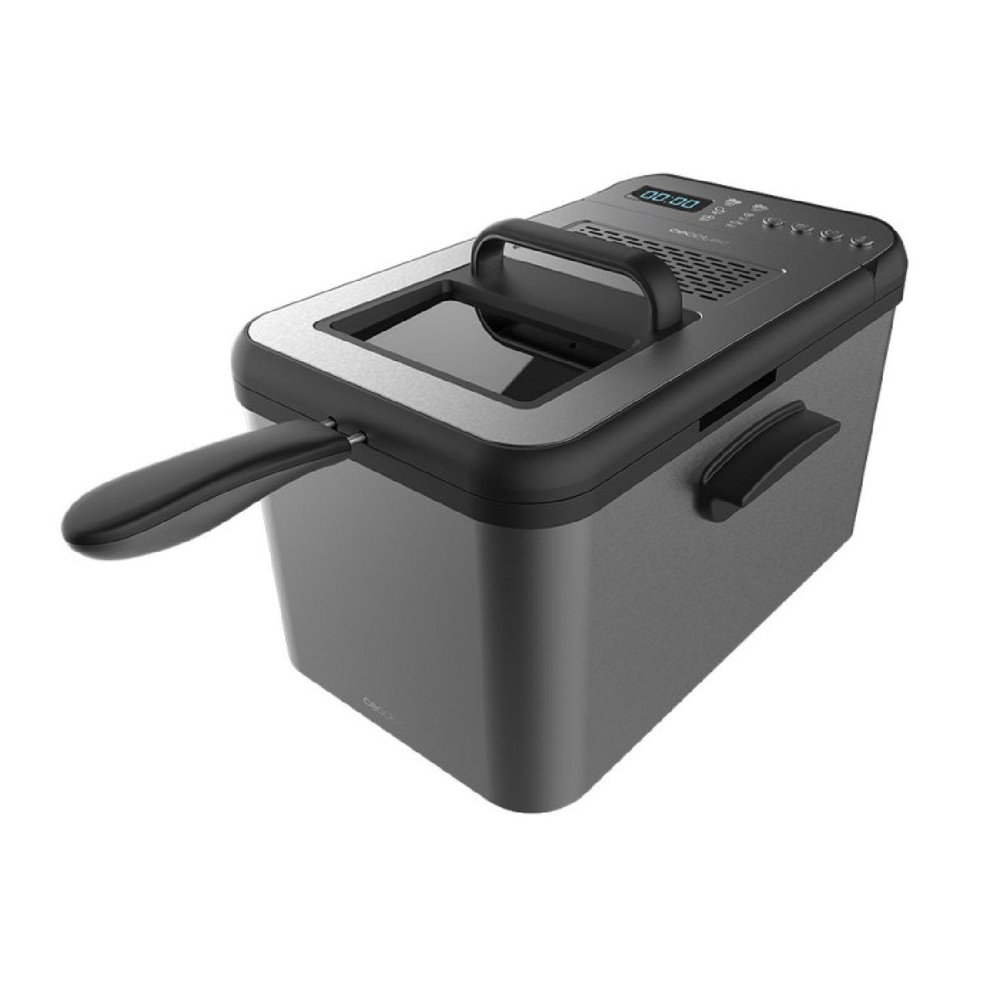 Freidora De Aceite De 4,2 Litros Cleanfry Luxury 4000 Dark. 3270 W, Acero Inoxidable Tintado En Negro, 5 Programas Preestablecidos, Filtro Oilcleane_0