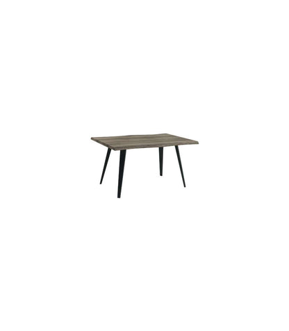 Mesa Rectangular Trunk Dt-1053 Acabado En Color Negro/roble Oscuro, 76cm(alto) 140m(ancho) 90cm(fondo)_3