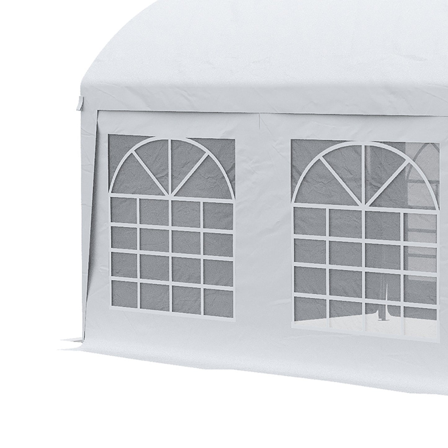 Outsunny Carpa De Jardín 6x3 M Paredes Laterales Extraíbles Puerta 6 Ventanas_3
