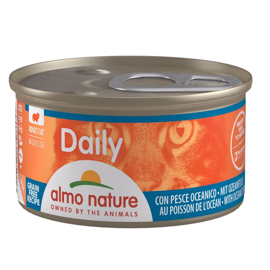 Almo Comida Humeda Gato Lata Daily 85gr Mousse Ocean Fish_0