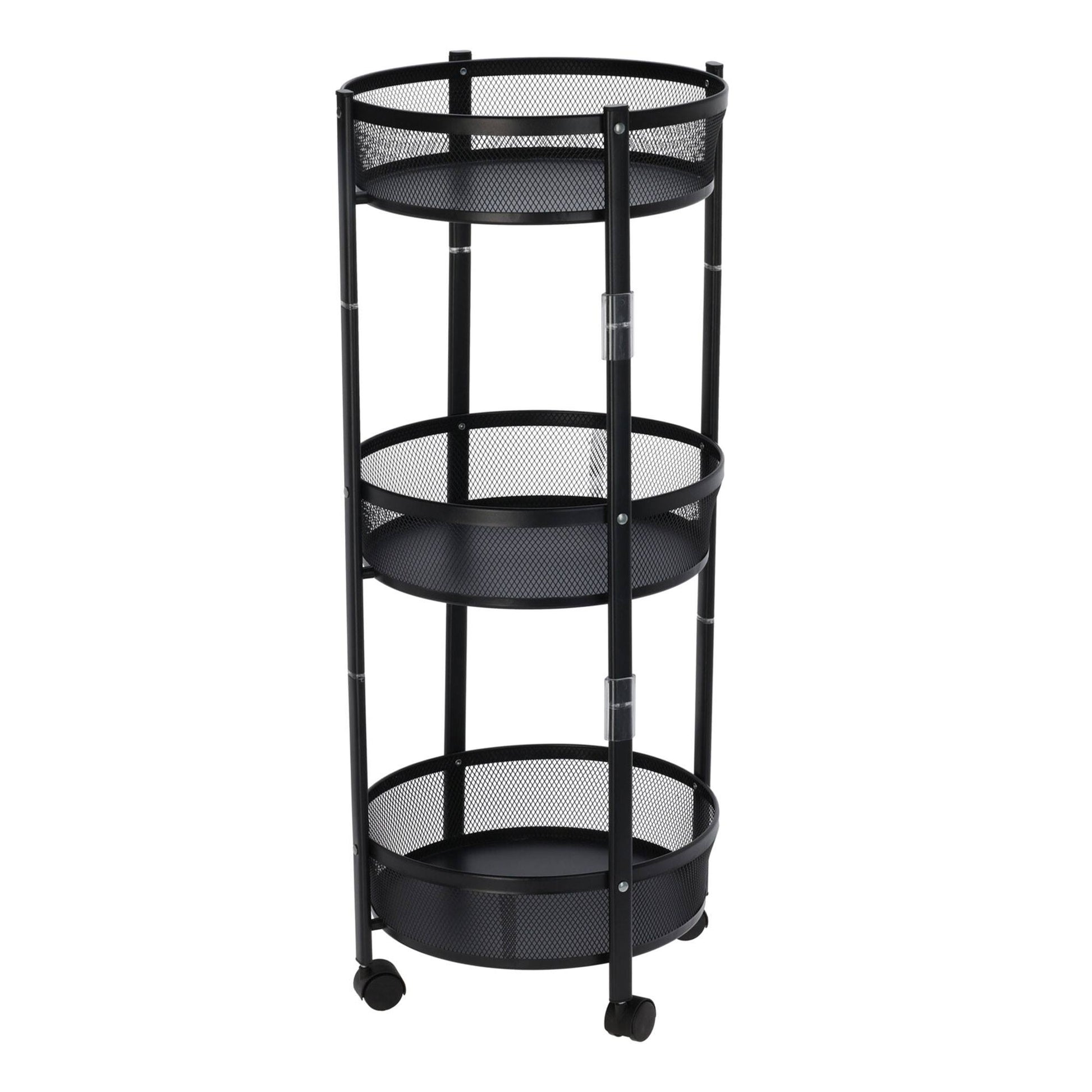 Carro De Cocina Plegable Con Ruedas Ø37x88cm - Well Home_0