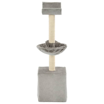 Vidaxl Rascador Para Gatos Con Poste De Sisal 105 Cm Gris_2