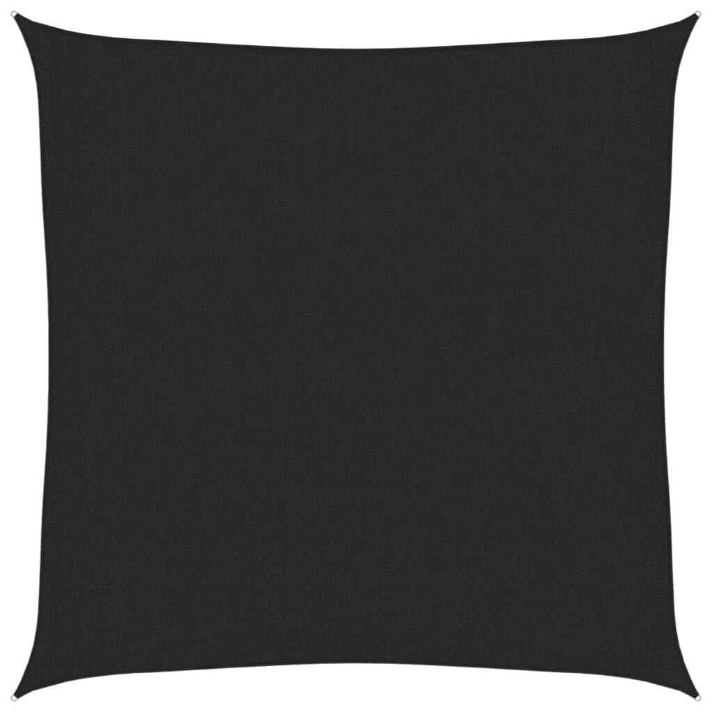 Vidaxl Toldo De Vela Negro Hdpe 160 G/m² 3x3 M_0