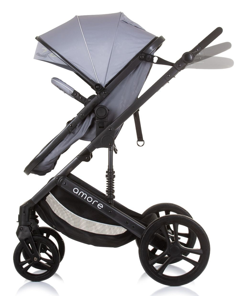 Carrito De Bebé Duo Convertible Amore Hasta 22 Kg Ash Grey_1