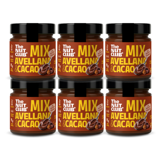 Pack crema de avellanas y cacao 6 uds The Nut Club 1200g_0