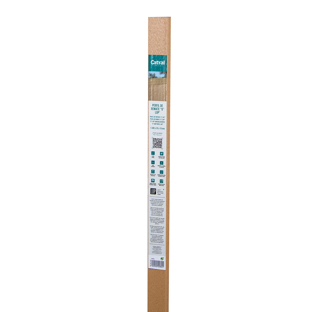 Perfil Remate «u» Mimbre Lop Madera: Estilo Natural Para Tus Proyectos Unico / Multicolor_0