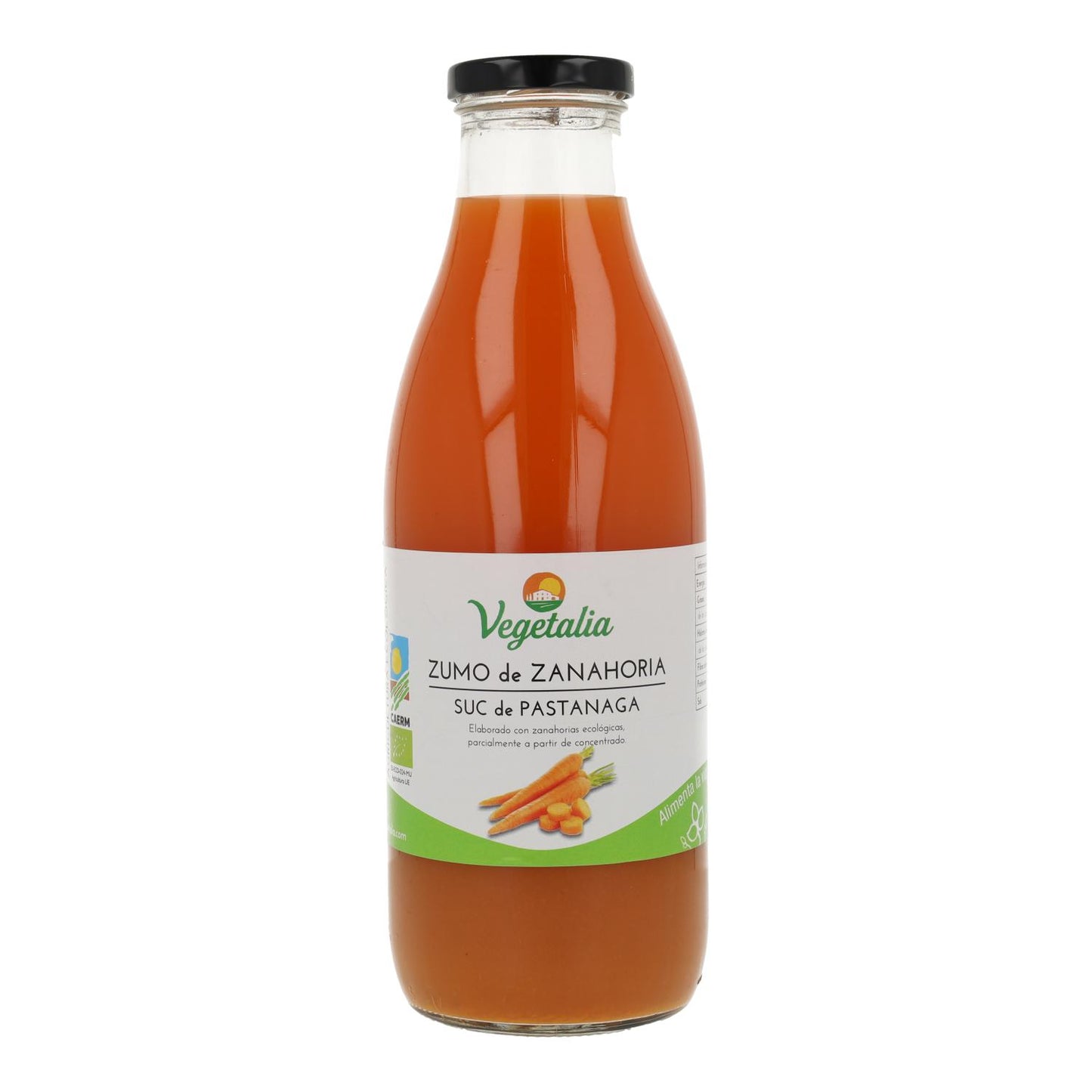 Zumo de Zanahoria Bio Vegetalia, 1 Litro