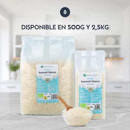 Arroz Basmati blanco ECO Planeta Huerto 500 g