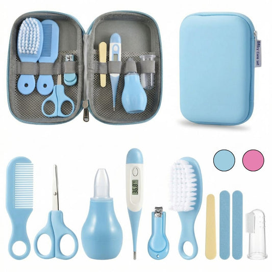 Bathby | Set De Manicura, Higiene Y Cuidado Para Bebé, Color Azul_0