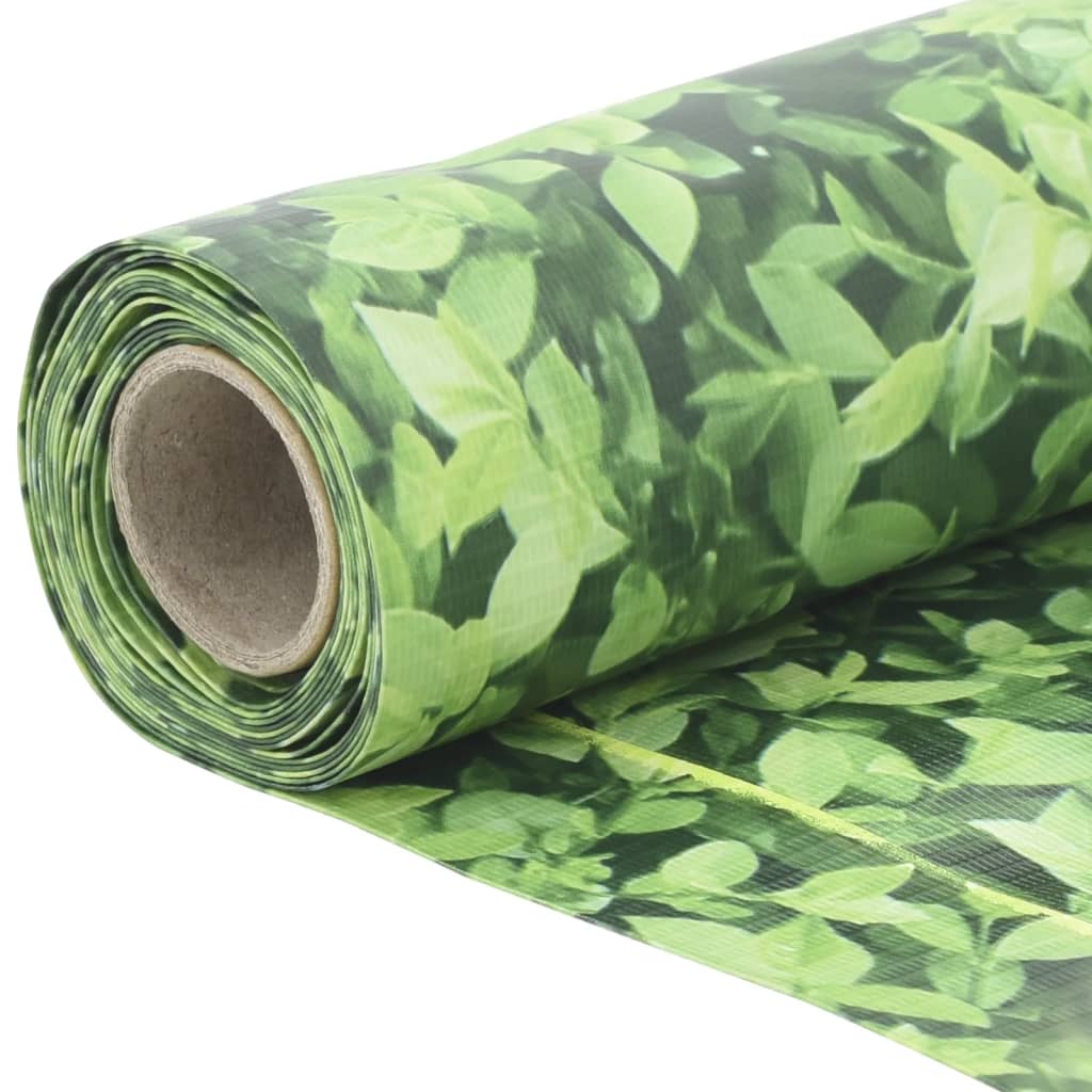 Pantalla De Privacidad De Balcón Pvc Plantas Verde 800x75 Cm / Vetonek_1