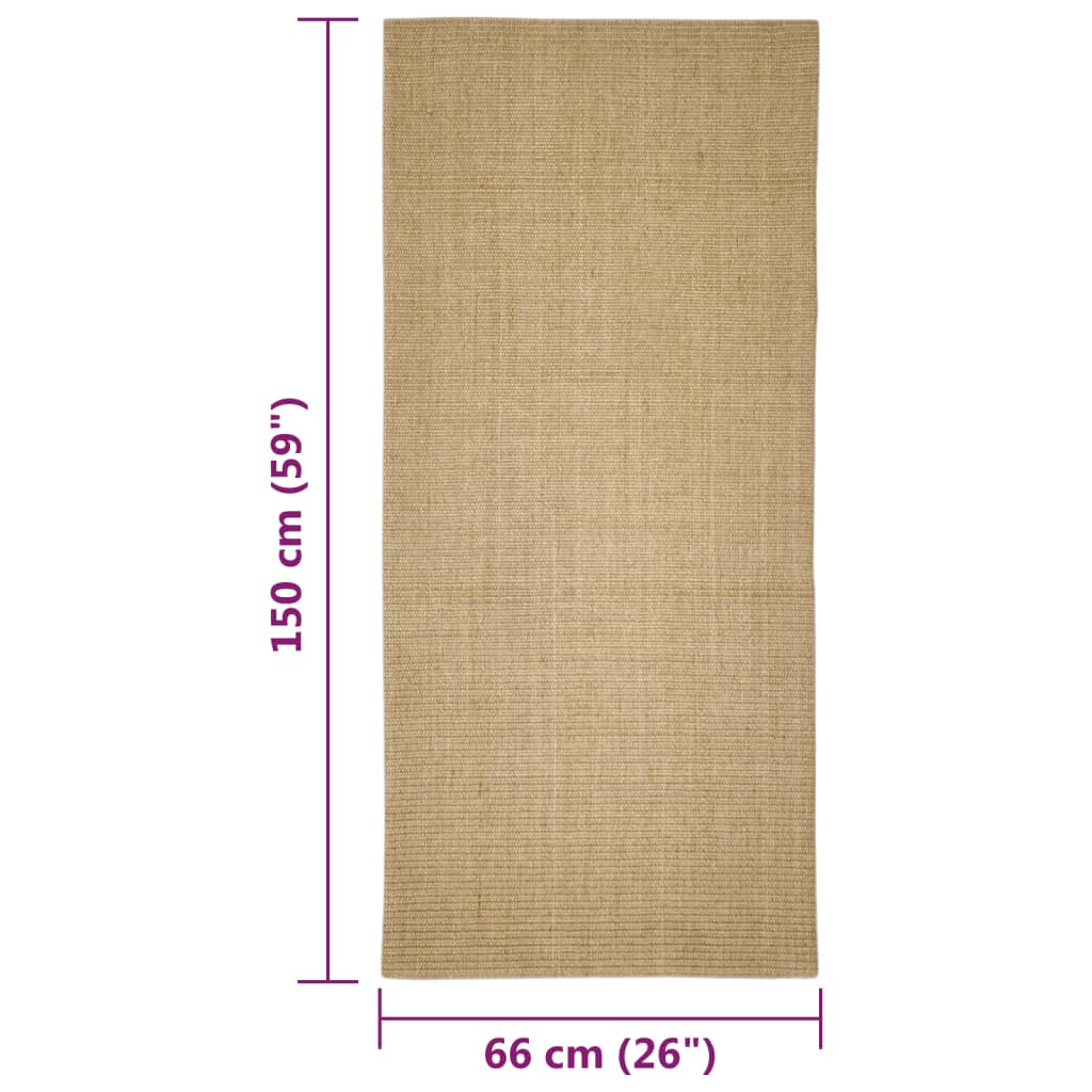 Alfombra De Sisal Para Rascador 66x150 Cm_5