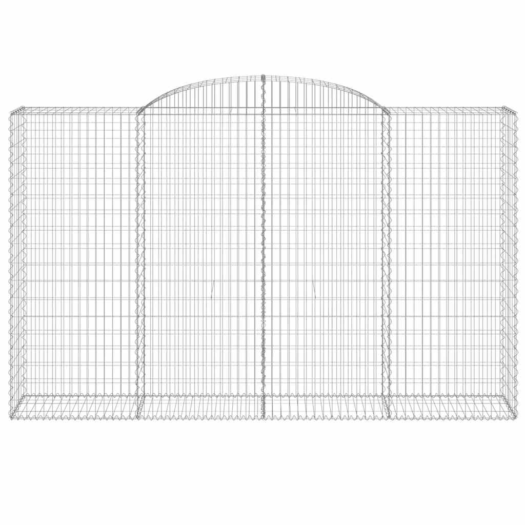 Cestas De Gaviones 11 Uds Forma De Arco Hierro 300x50x180/200cm_3