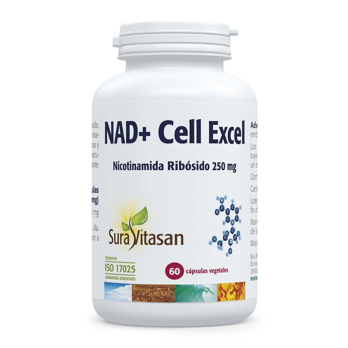 NAD+EXCEL Sura Vitasan 60 cápsulas