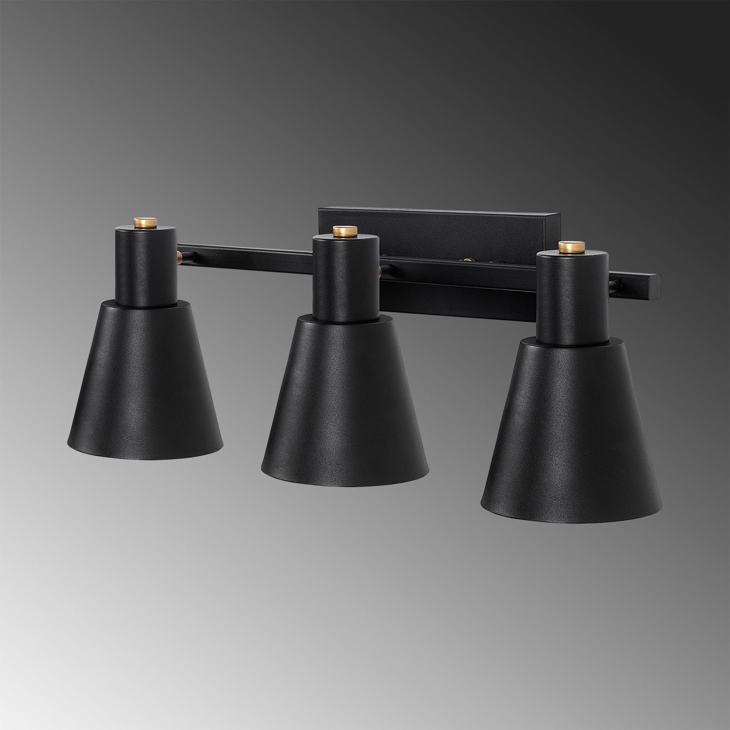 Aplique De Pared, Metal , Negro, 60x21x21, Casquillo 3 X E27 Max 40 W_2