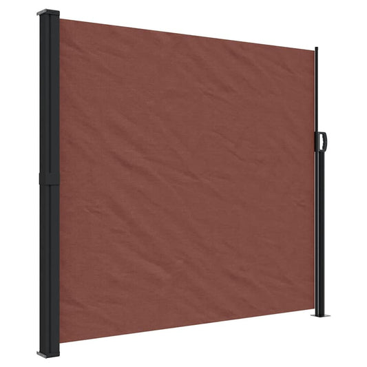 Vidaxl Toldo Lateral Retráctil Marrón 180x500 Cm_0